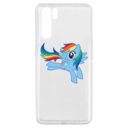 Чехол для Oppo A91/Reno3 Rainbow Dash run - PrintSalon