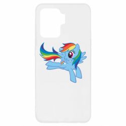 Чехол для Oppo Reno 5 Lite Rainbow Dash run - PrintSalon
