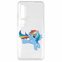 Чехол для Xiaomi Mi10/10 Pro Rainbow Dash run - PrintSalon