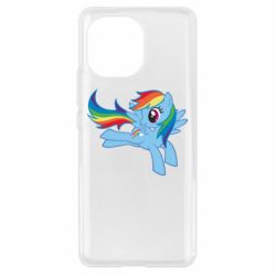 Чехол для Xiaomi Mi11 Rainbow Dash run - PrintSalon
