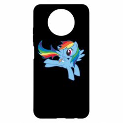 Чехол для Xiaomi Redmi Note 9 5G/Redmi Note 9T Rainbow Dash run - PrintSalon
