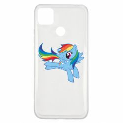 Чехол для Xiaomi Redmi 9c Rainbow Dash run - PrintSalon
