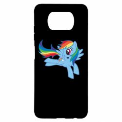 Чехол для Xiaomi Poco X3 Rainbow Dash run