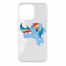 Чехол для iPhone 14 Pro Max Rainbow Dash run - PrintSalon
