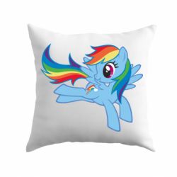 Подушка Rainbow Dash run