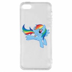 Чехол для iPhone5/5S/SE Rainbow Dash run - PrintSalon