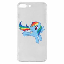 Чехол для iPhone 7 Plus Rainbow Dash run-PrintSalon Чехол для iPhone 7 Plus Rainbow Dash run