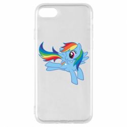 Чехол для iPhone 8 Rainbow Dash run - PrintSalon