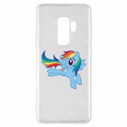 Чехол для Samsung S9+ Rainbow Dash run - PrintSalon