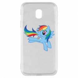 Чехол для Samsung J3 2017 Rainbow Dash run - PrintSalon