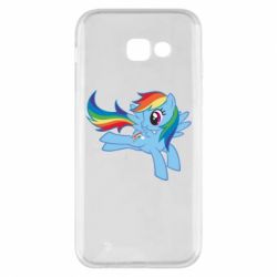 Чехол для Samsung A5 2017 Rainbow Dash run - PrintSalon