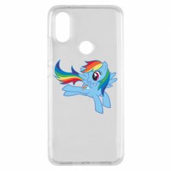 Чехол для Xiaomi Mi A2 Rainbow Dash run - PrintSalon
