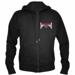Мужское худи на молнии Ramstein and wings - PrintSalon