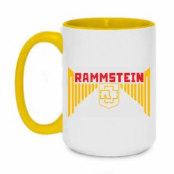 Чашка двухцветная 420ml Ramstein and wings - PrintSalon