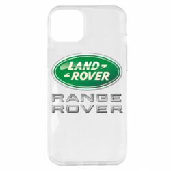Чехол для iPhone 14 Plus Range Rover Logo Metalic - PrintSalon