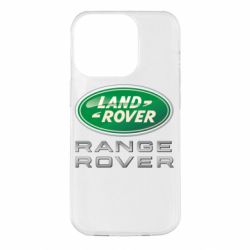 Чехол для iPhone 14 Pro Range Rover Logo Metalic - PrintSalon