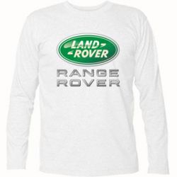 Футболка с длинным рукавом Range Rover Logo Metalic - PrintSalon