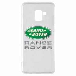 Чехол для Samsung A8+ 2018 Range Rover Logo Metalic - PrintSalon