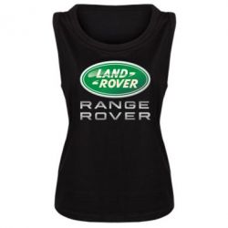 Женская майка Range Rover Logo Metalic - PrintSalon
