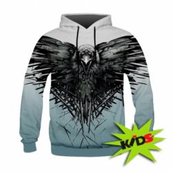 Дитяче 3D худі Raven