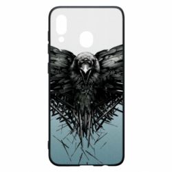 Чехол для Samsung A20 Raven - PrintSalon