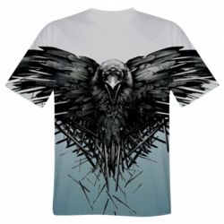 Мужская футболка 3D Raven - PrintSalon