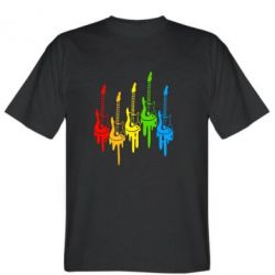 Чоловіча футболка Stedman Різнокольорові гітари