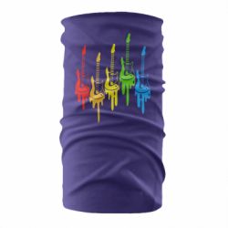 Бандана Разноцветные гитары - PrintSalon