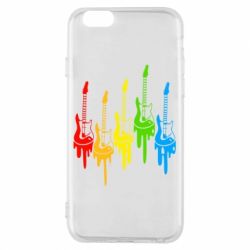 Чохол для iPhone 6/6S Різнокольорові гітари