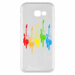 Чехол для Samsung A5 2017 Разноцветные гитары - PrintSalon