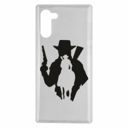 Чехол для Samsung Note 10 RDR silhouette - PrintSalon