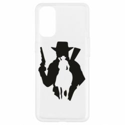 Чехол для Oppo Reno 4 RDR silhouette - PrintSalon
