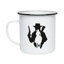 Кружка эмалированная RDR silhouette