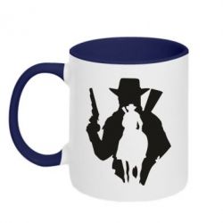Чашка двокольорова RDR silhouette