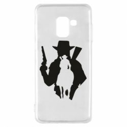 Чохол для Samsung A8 2018 RDR silhouette-PrintSalon Чохол для Samsung A8 2018 RDR silhouette