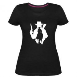 Женская премиум футболка RDR silhouette - PrintSalon