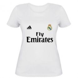 Женская футболка Реал