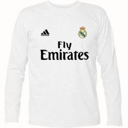 Футболка с длинным рукавом Реал - PrintSalon