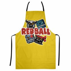 Фартух з 3D принтом Red ball characters - PrintSalon