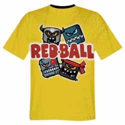 Чоловіча футболка 3D Red ball characters - PrintSalon