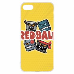 Чохол для iPhone 7 Red ball characters - PrintSalon
