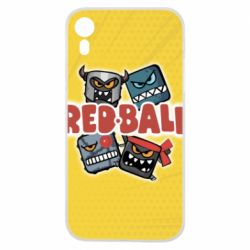 Чохол для iPhone XR Red ball characters - PrintSalon