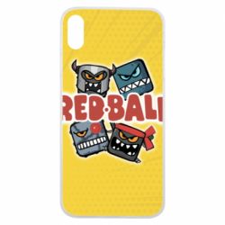 Чохол для iPhone Xs Max Red ball characters - PrintSalon