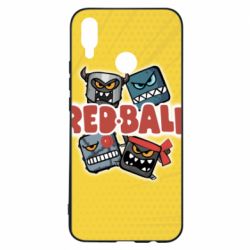 Чохол для Huawei P Smart Plus 2018 Red ball characters - PrintSalon