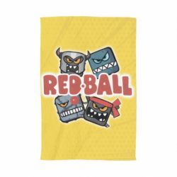 Рушник з принтом Red ball characters - PrintSalon