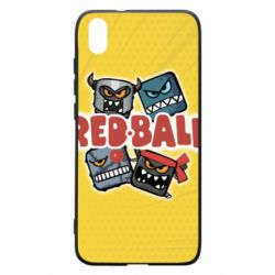 Чохол для Xiaomi Redmi 7A Red ball characters - PrintSalon