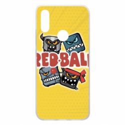 Чохол для Xiaomi Redmi 7 Red ball characters - PrintSalon