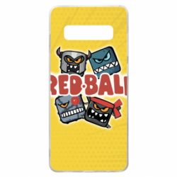 Чохол для Samsung S10+ Red ball characters - PrintSalon