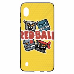 Чохол для Samsung A10 Red ball characters - PrintSalon