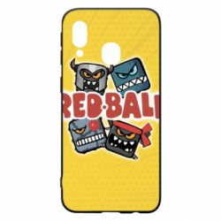 Чохол для Samsung A40 Red ball characters - PrintSalon
